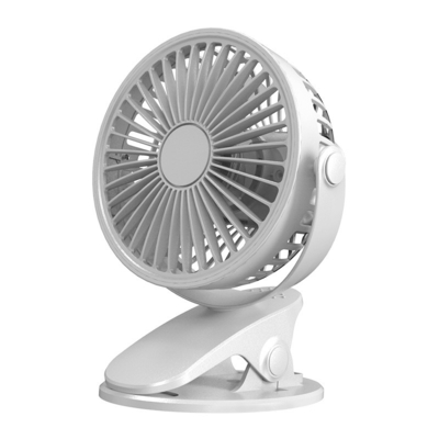 Plastic Rechargeable Clip Fan USB Powered Mini Portable Fan Clip 3600mAh